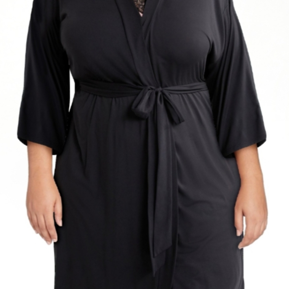 Sophisticated Black Women's Robe
